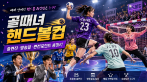 골때녀 핸드볼컵 총정리 출연진 방송일 경기 일정 관전포인트 대표 이미지