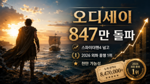 오디세이 847만 돌파, 스파이더맨4 제치고 2026 외화 흥행 1위·천만 가능성 대표 이미지