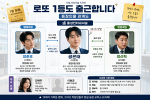로또 1등도 출근합니다 등장인물 관계도 이준혁 서현우 오대환 인물관계 총정리