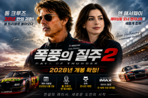 폭풍의 질주2 2028년 개봉 톰 크루즈 38년 만의 귀환 앤 해서웨이 합류 대표 이미지