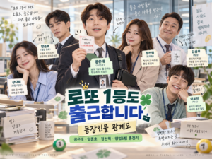 로또 1등도 출근합니다 등장인물 관계도 공은태 양준호 정선혁 영업5팀 대표 이미지