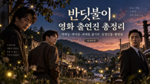 반딧불이 영화 출연진 총정리 박해일 박서준 최대훈 등장인물과 1950년·1974년 시대 배경