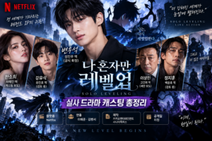 나 혼자만 레벨업 실사 드라마 캐스팅 변우석 성진우 한소희 강유석 이성민 정지훈 출연 현황
