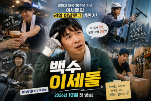 2026 KBS2 새 예능 백수 이세돌 알파고 대국 10주년과 현실 직업체험을 담은 대표 이미지
