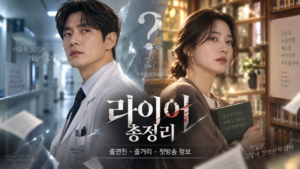 MBC 드라마 라이어 총정리 대표 이미지, 심장외과 의사와 초등학교 사서교사가 서로 다른 기억과 진실을 마주하는 심리 스릴러