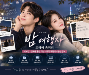 밤 여행자 드라마 총정리 박보검 신예은 출연 여부 제작 재정비 편성 정보